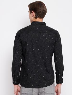 black printed casual shirt - 18356811 - Standard Image - 4