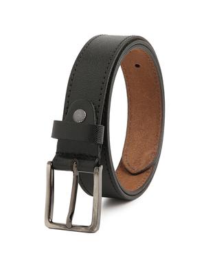 black leather belt - 18356916 - Standard Image - 3