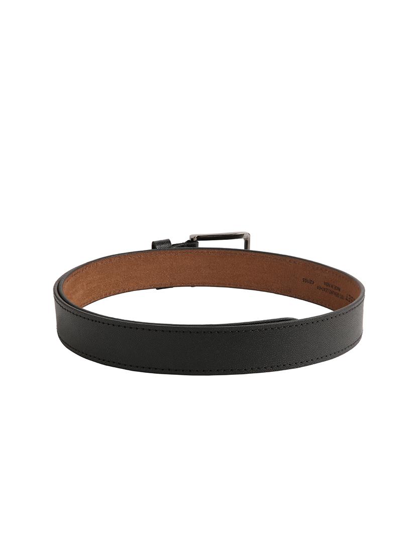 black leather belt - 18356916 - Zoom Image - 2