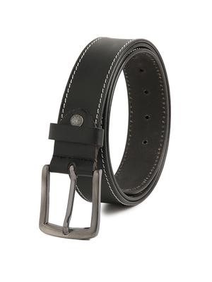 black leather belt - 18356917 - Standard Image - 3