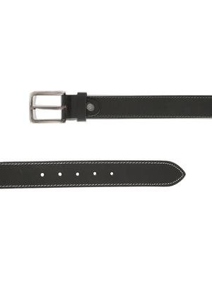 black leather belt - 18356917 - Standard Image - 4