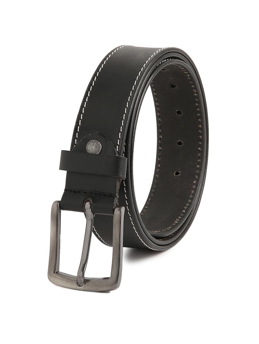 black leather belt - 18356917 - Zoom Image - 3