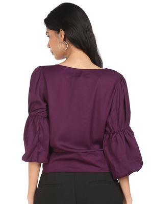 long sleeved solid regular top - 18357437 - Standard Image - 3