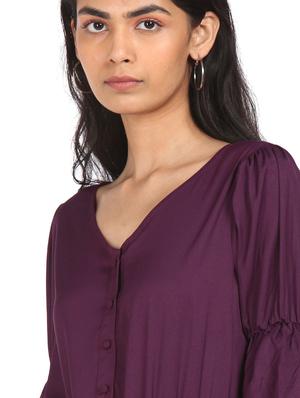 long sleeved solid regular top - 18357437 - Standard Image - 5