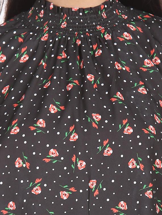flute sleeved printed regular top - 18357494 - Zoom Image - 5