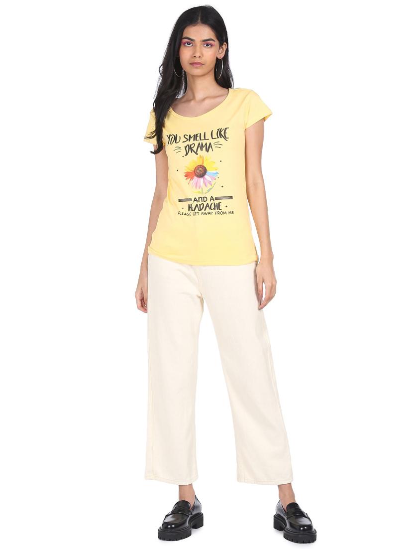 round neck graphic tee - 18358353 - Zoom Image - 4