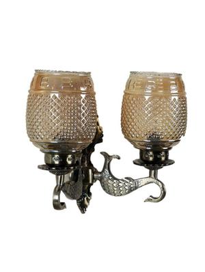 trinquil antique brass aluminium wall light - 18358884 - Standard Image - 5