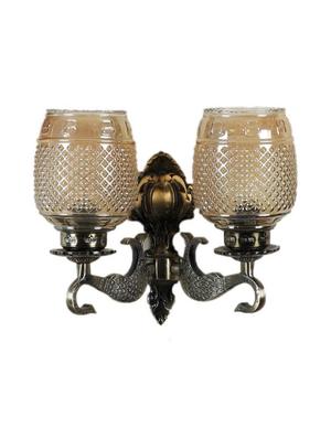 trinquil antique brass aluminium wall light - 18358884 - Standard Image - 6
