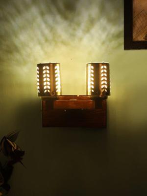 large brown wood wall light - 18358892 - Standard Image - 2