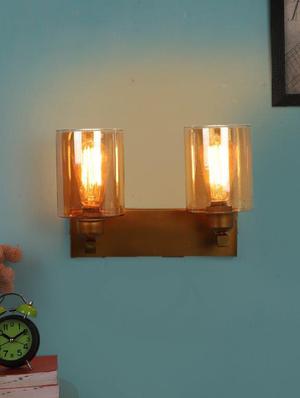 lavish antique gold iron wall light - 18358894 - Standard Image - 3