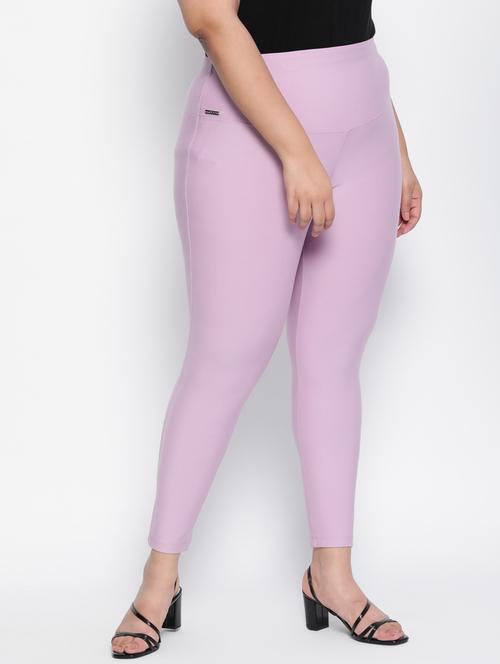 pink solid jegging - 18359131 - Standard Image - 1