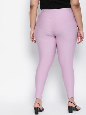 pink solid jegging - 18359131 - Standard Image - 4