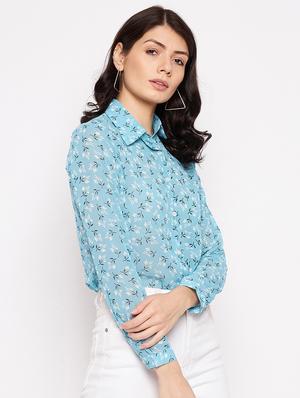 long sleeved printed shirt - 18359154 - Standard Image - 2