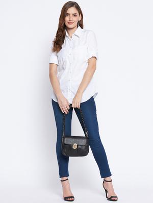 curved hem striped shirt - 18359168 - Standard Image - 4