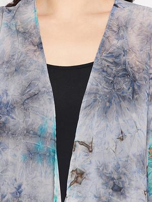 three querter sleeve tie & dye regular shrug - 18359179 - Standard Image - 5