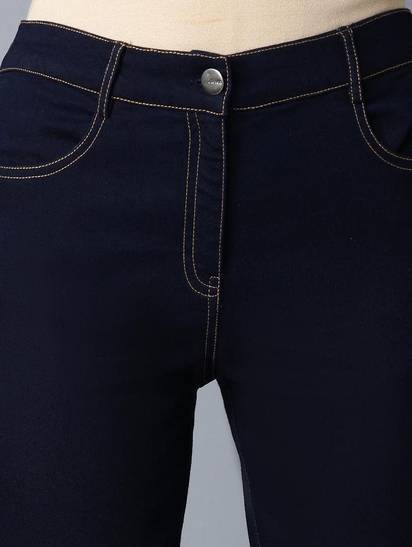 mid rise solid others trouser - 18359250 - Zoom Image - 6