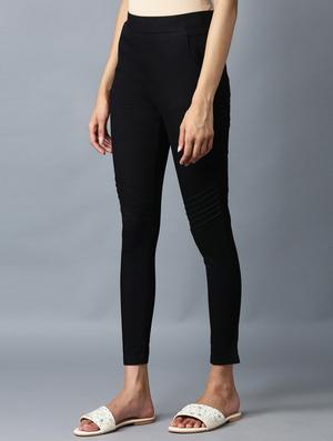 mid rise solid jegging - 18359271 - Standard Image - 3