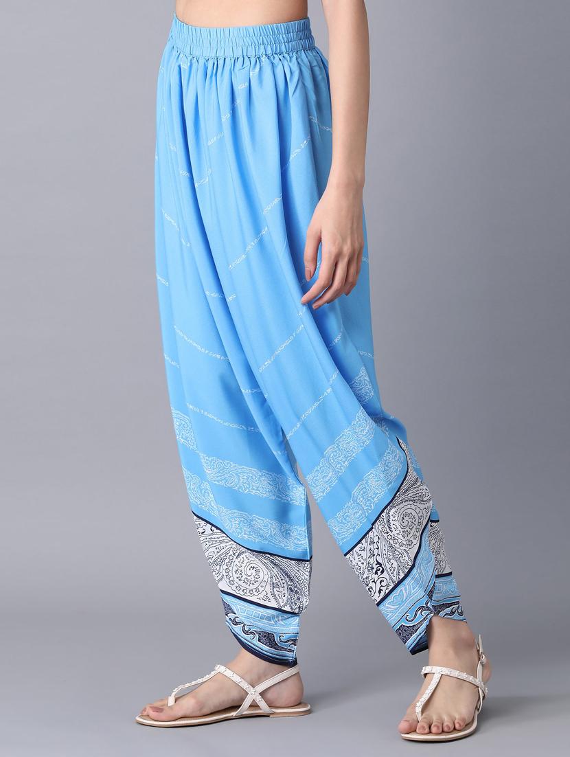 orange cotton regular salwars - 18359346 - Zoom Image - 2
