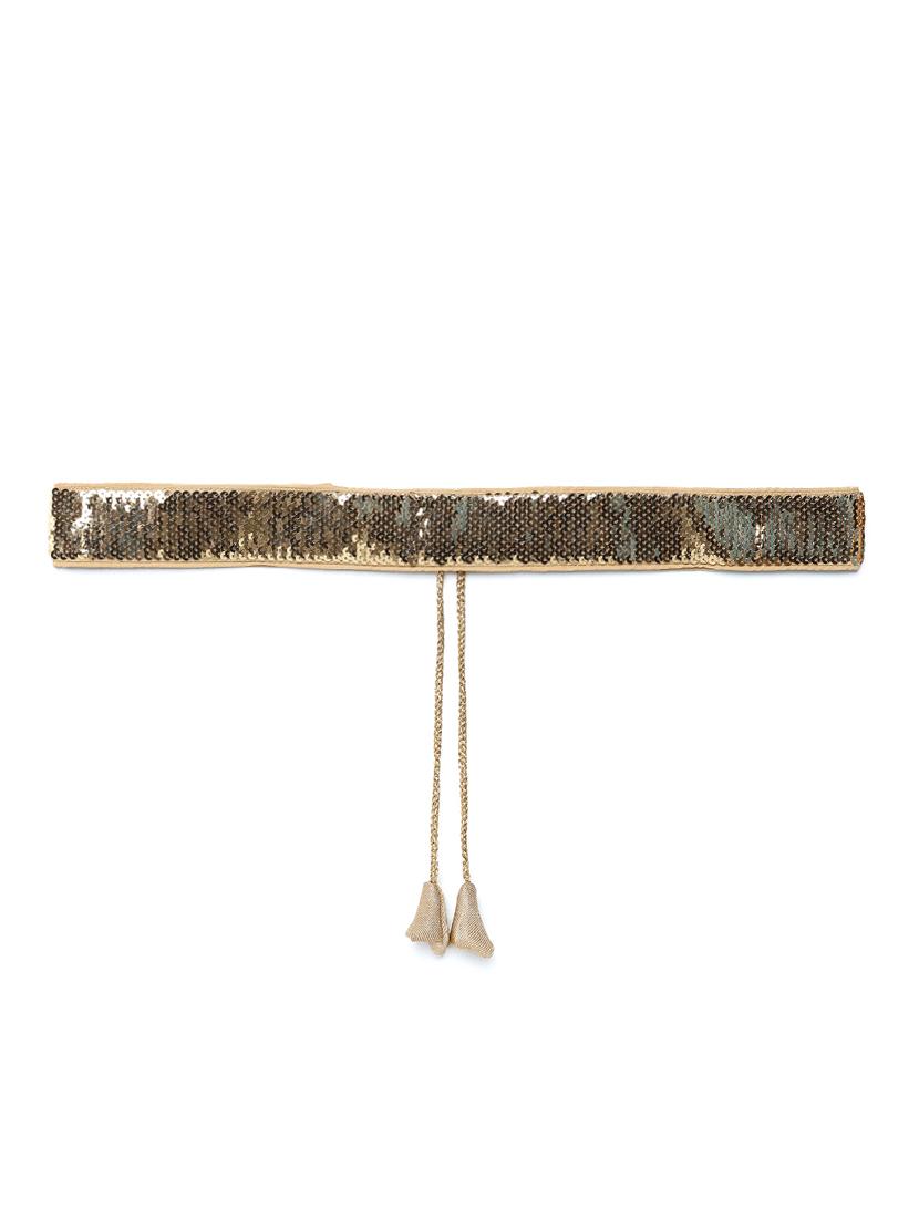 gold embellished waist belt - 18359378 - Zoom Image - 1