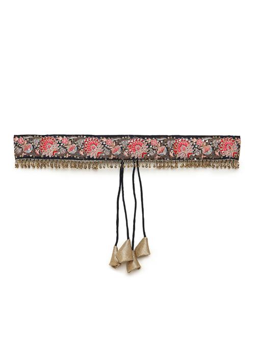 blue embellished waist belt - 18359398 - Standard Image - 1