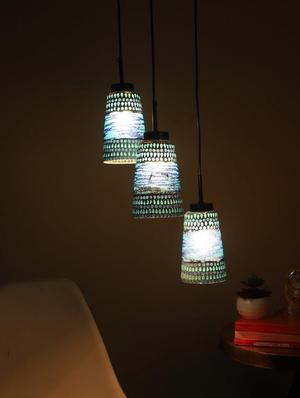 ideal black iron cluster hanging - bulb not included - 18359675 - Standard Image - 2