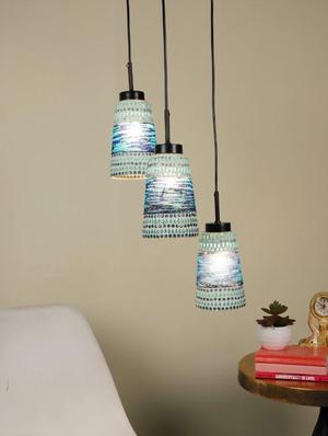 ideal black iron cluster hanging - bulb not included - 18359675 - Standard Image - 3