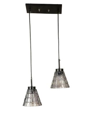 smoky black iron cluster hanging - bulb not included - 18359681 - Standard Image - 5