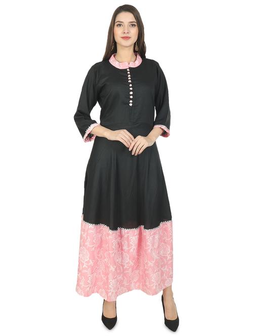 floral print tiered ethnic dress - 18359797 - Standard Image - 1