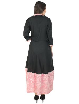 floral print tiered ethnic dress - 18359797 - Standard Image - 3