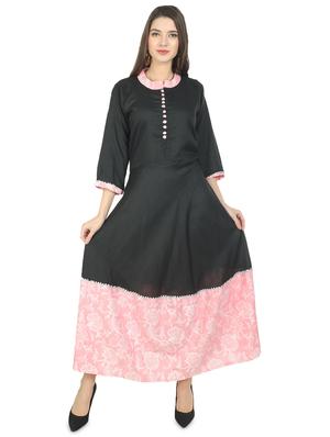 floral print tiered ethnic dress - 18359797 - Standard Image - 4