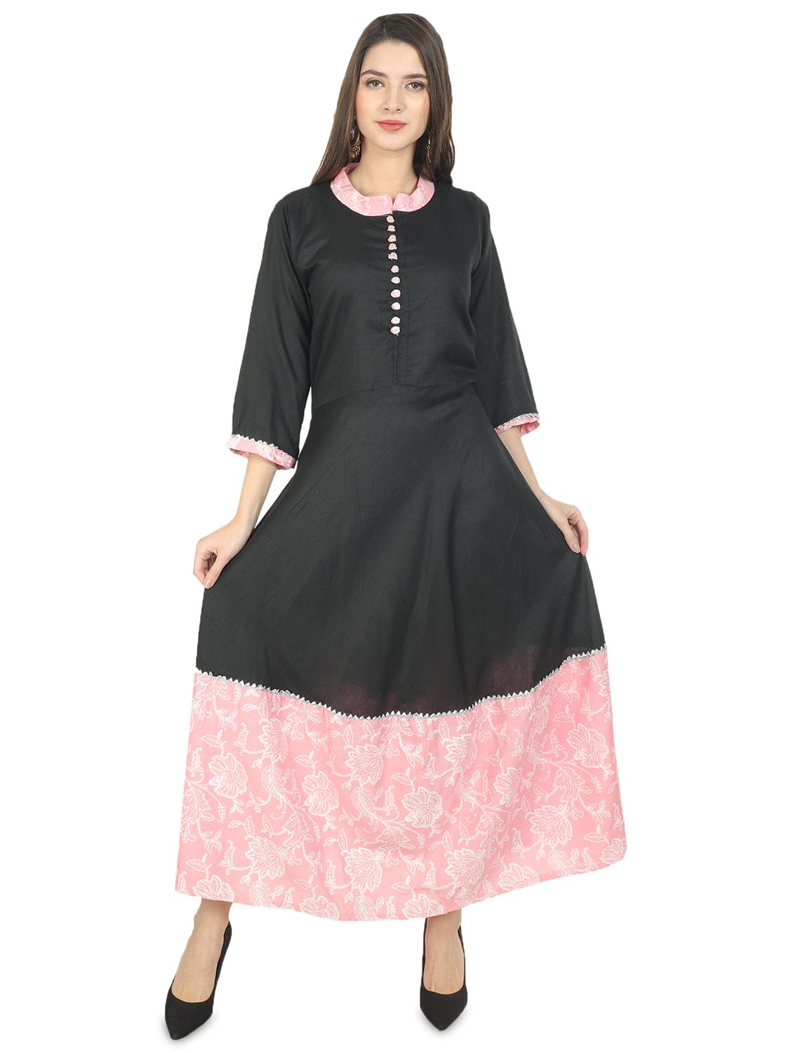 floral print tiered ethnic dress - 18359797 - Zoom Image - 4