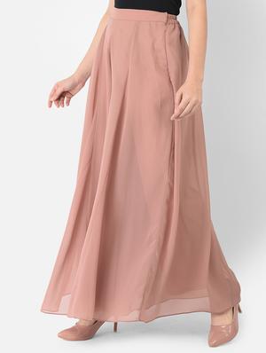high rise solid flared palazzo - 18360221 - Standard Image - 2