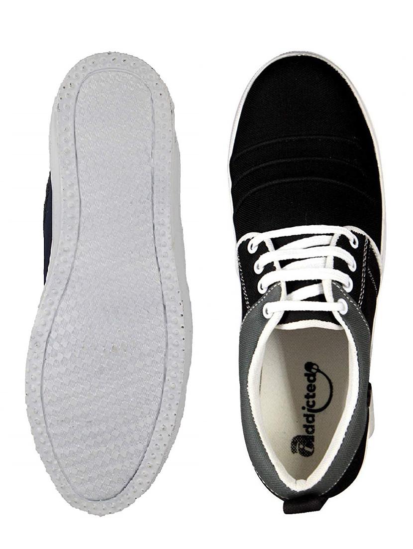 black lace up sneaker - 18360250 - Zoom Image - 2