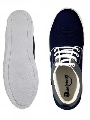 blue lace up sneaker - 18360251 - Standard Image - 2