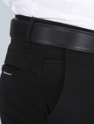 black solid formal trouser - 18360288 - Standard Image - 5