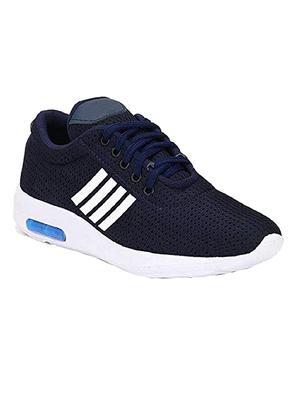 blue lace up sport shoe - 18360676 - Standard Image - 3