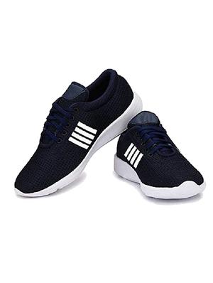 blue lace up sport shoe - 18360676 - Standard Image - 4