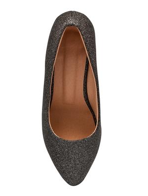 grey synthetic slip on pumps - 18361486 - Standard Image - 4