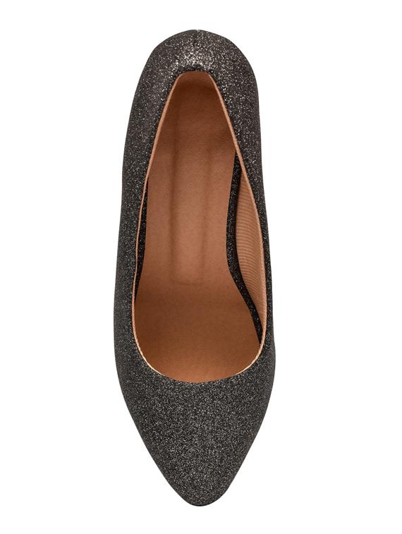 grey synthetic slip on pumps - 18361486 - Zoom Image - 4