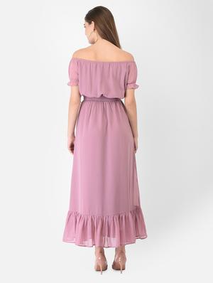 tie front solid flared dress - 18362228 - Standard Image - 3