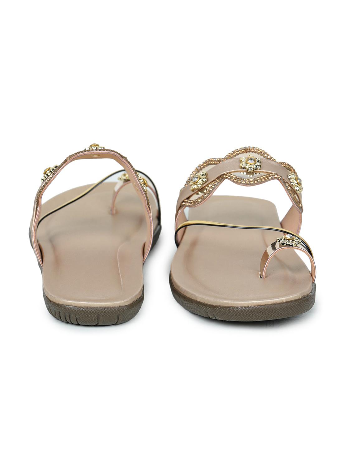 pink synthetic slip on sandals - 18362320 - Zoom Image - 2