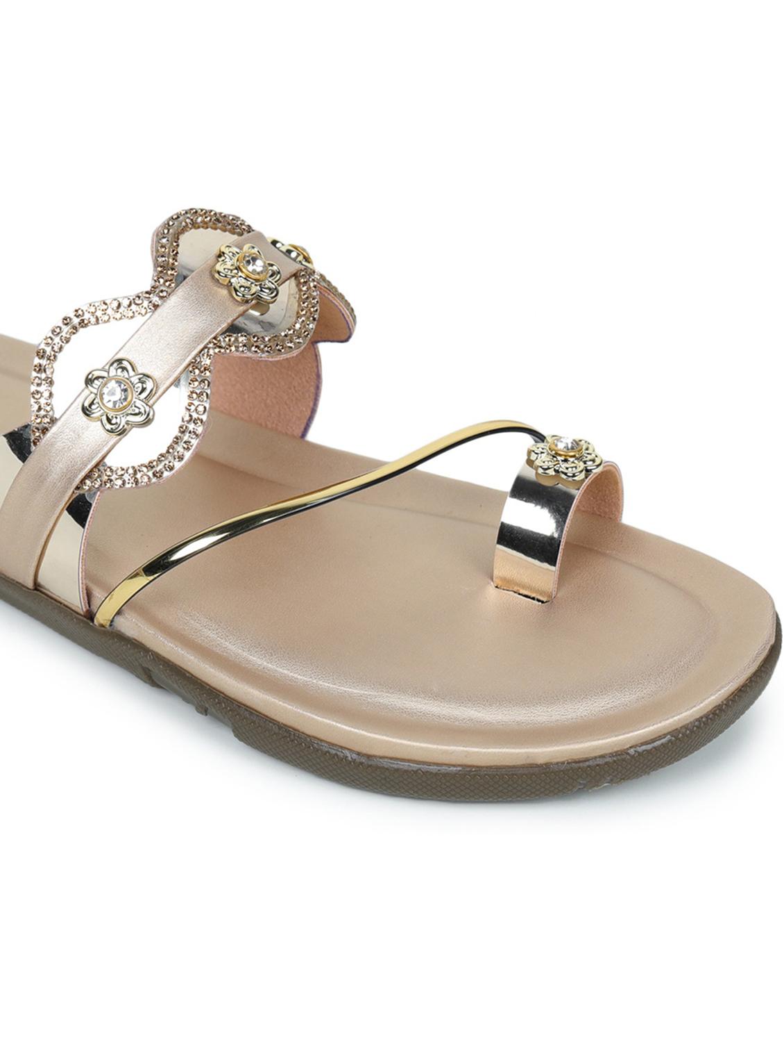 pink synthetic slip on sandals - 18362320 - Zoom Image - 4