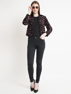 long sleeved sequence shrug - 18363219 - Standard Image - 4