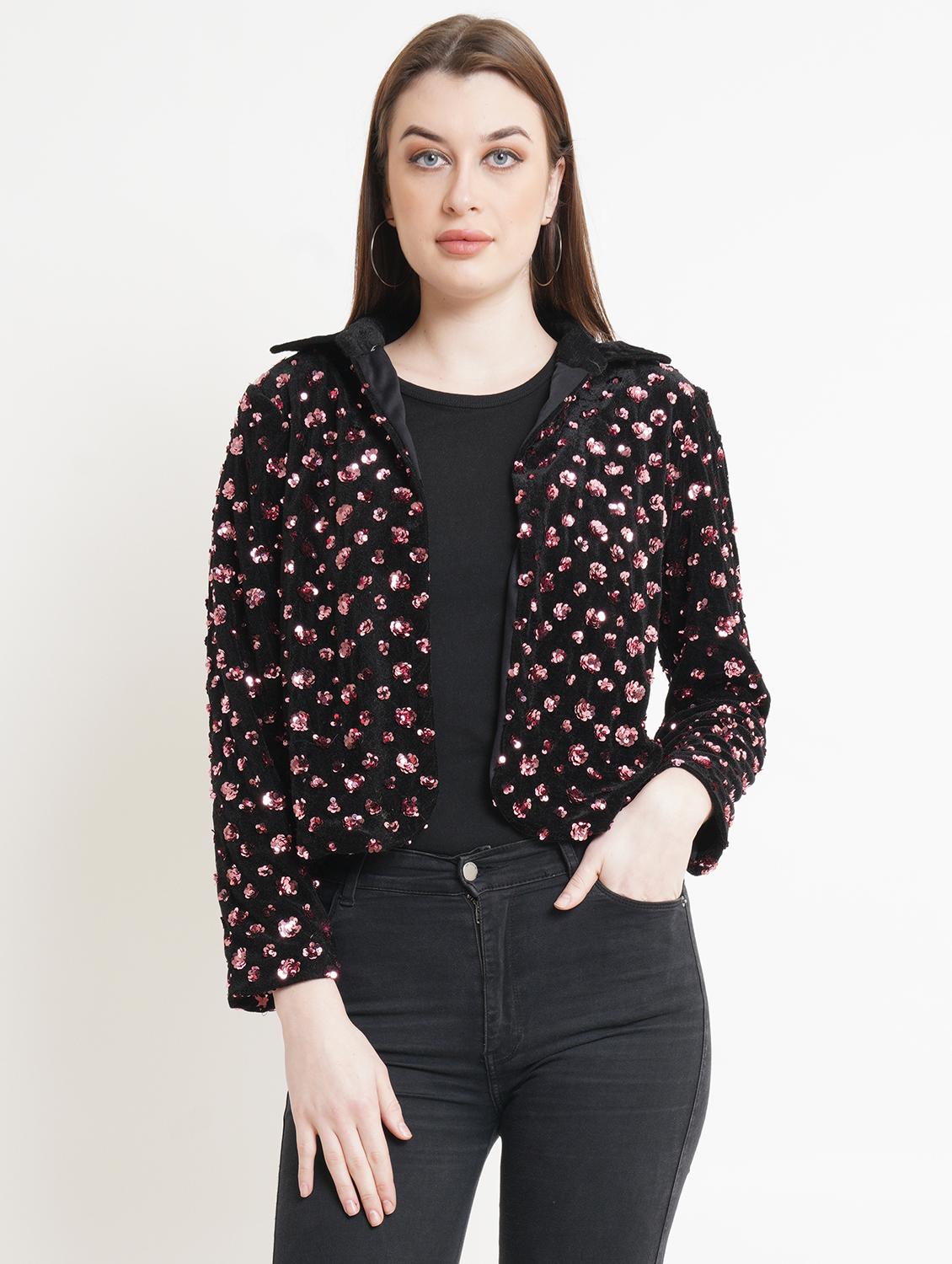 long sleeved sequence shrug - 18363219 - Zoom Image - 1