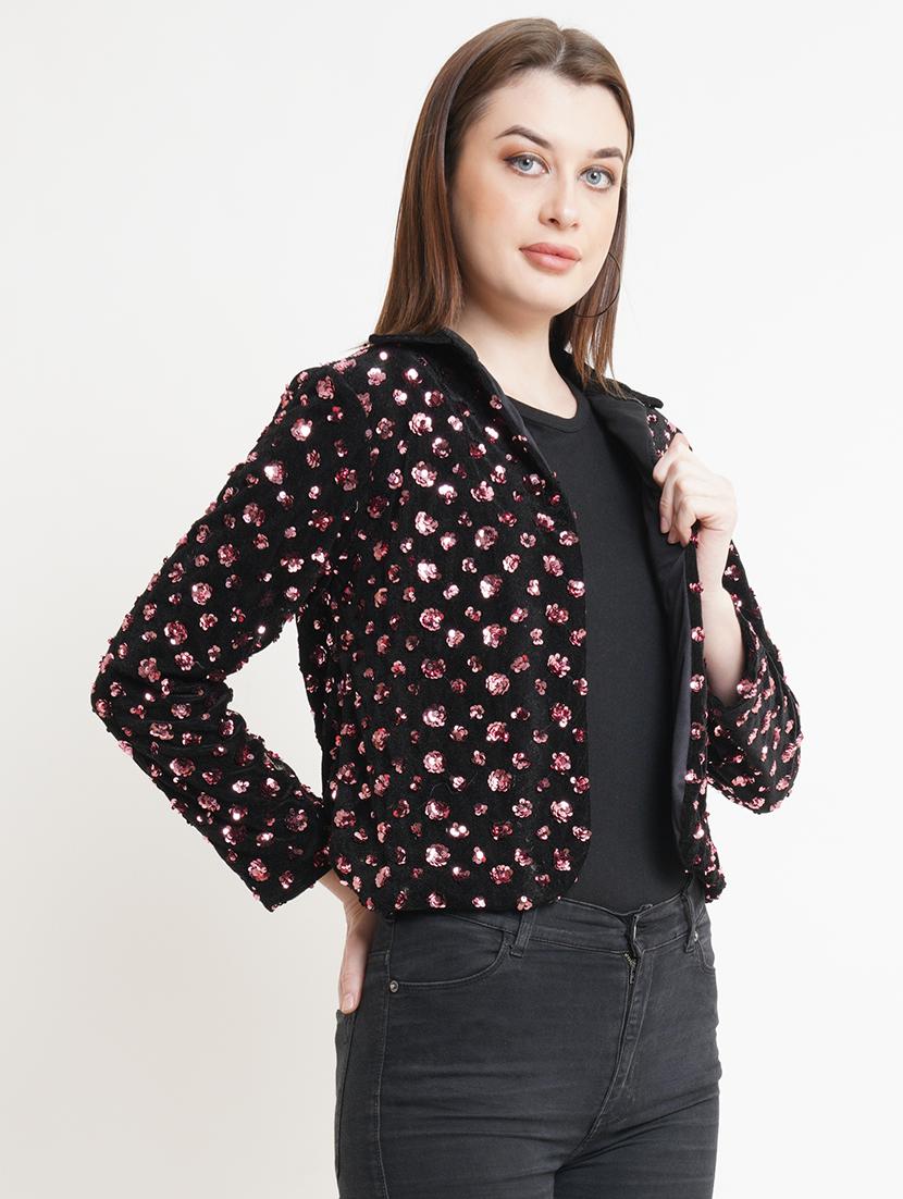 long sleeved sequence shrug - 18363219 - Zoom Image - 2