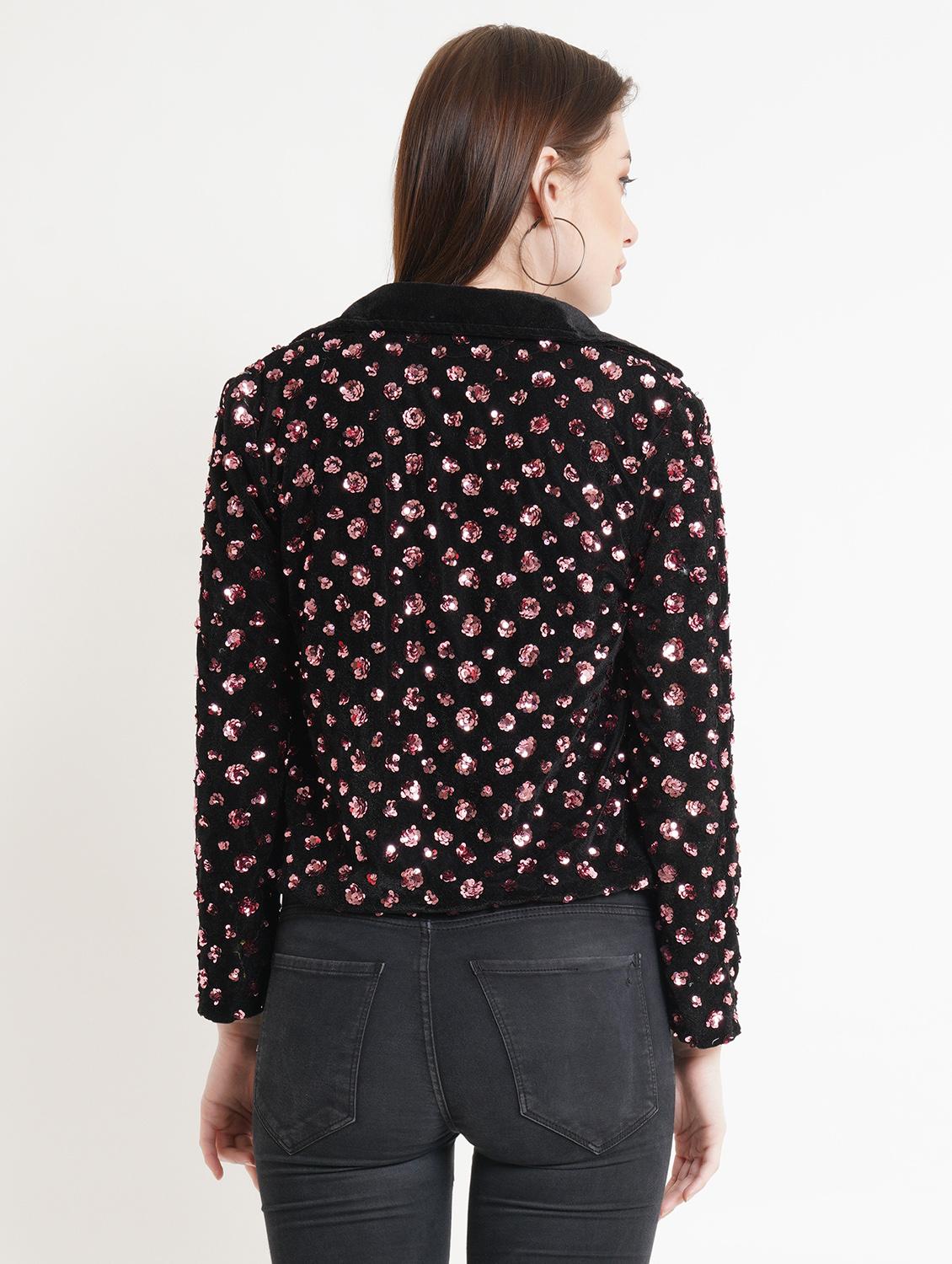 long sleeved sequence shrug - 18363219 - Zoom Image - 3