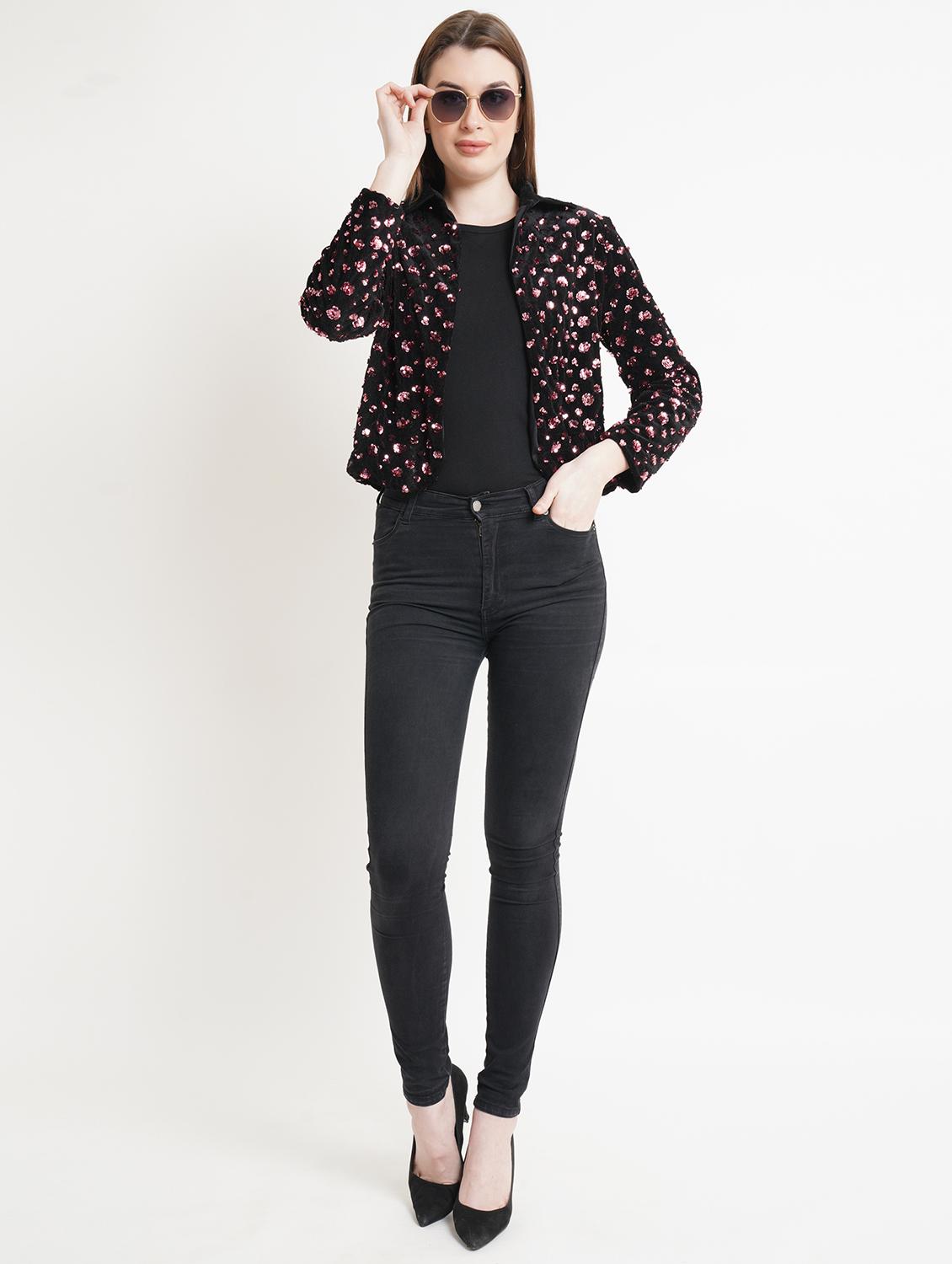 long sleeved sequence shrug - 18363219 - Zoom Image - 4