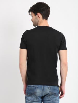 black solid t-shirt - 18363340 - Standard Image - 4