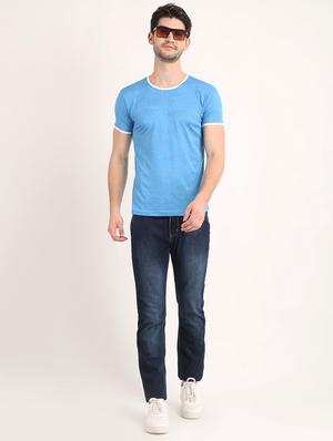 light blue camouflage polo t-shirt - 18363359 - Standard Image - 5