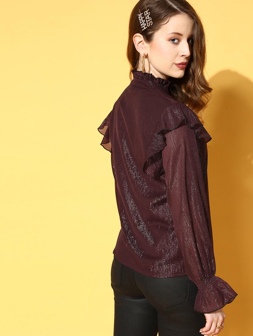 long sleeved solid regular shirt - 18363472 - Zoom Image - 3